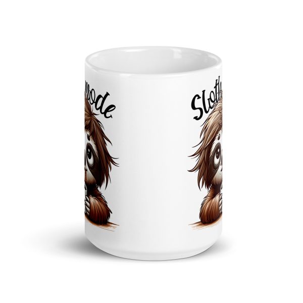 Sloth mode funny sloth coffee mug / cup - Image 6