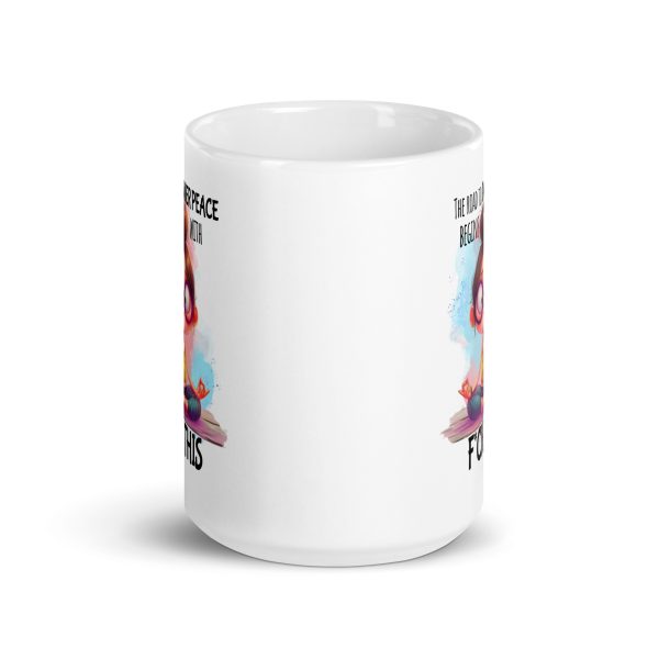 The road to inner peace begins with f*ck this funny coffee mug / cup - Image 6