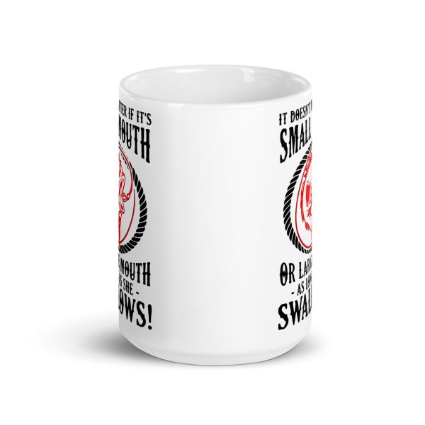 It doesn't matter if it's small mouth or large mouth as long as she swallows funny coffee mug / cup - Image 6