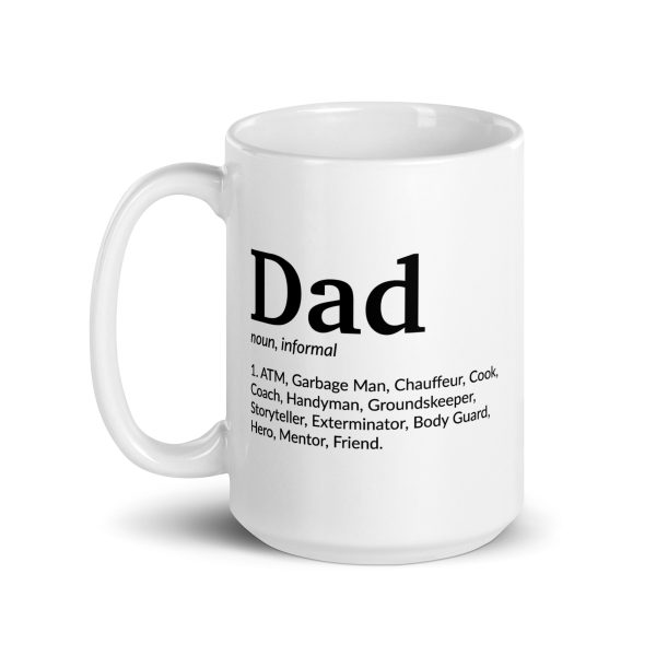 Dad noun Funny Coffee Mug / Cup - Image 5