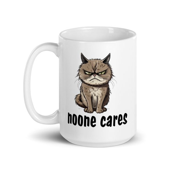 No one cares cat coffee mug / cup - Image 5