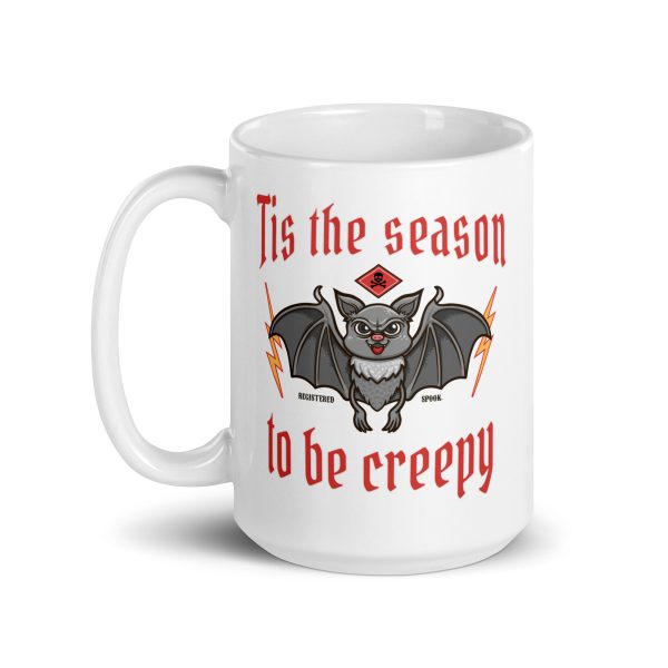 Tis the season to be creepy funny Halloween coffee mug / cup - Image 5