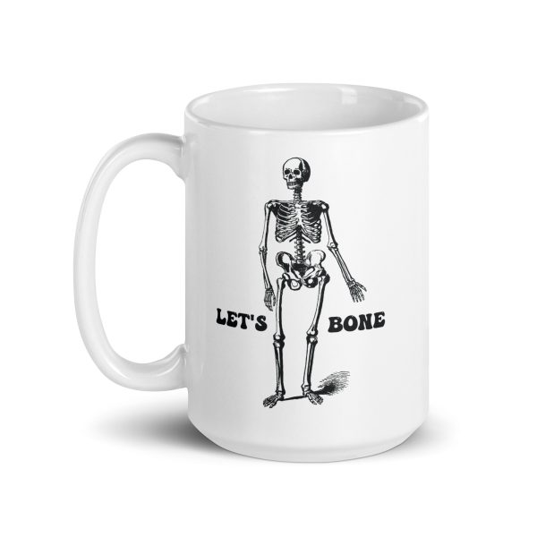 Let's bone funny Halloween coffee mug / cup - Image 5