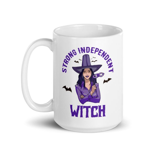 Strong independent witch funny Halloween coffee mug / cup - Image 5