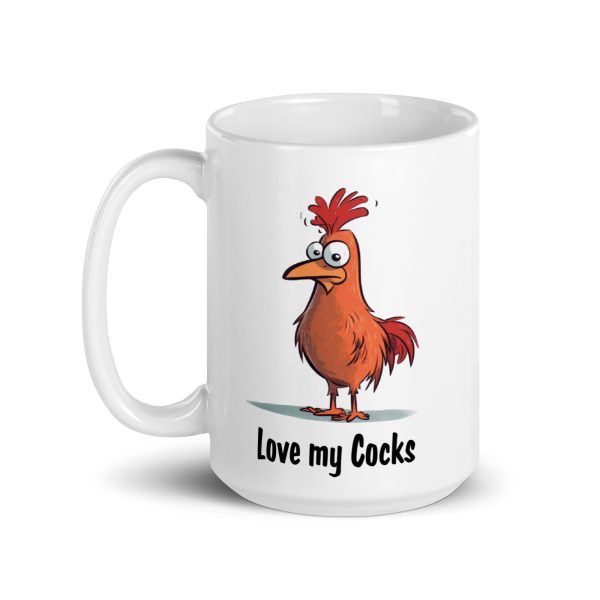 Love my cocks funny coffee mug / cup - Image 6