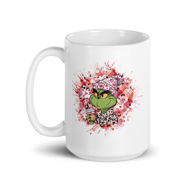 Coffee grinch funny coffee mug / cup - Image 5