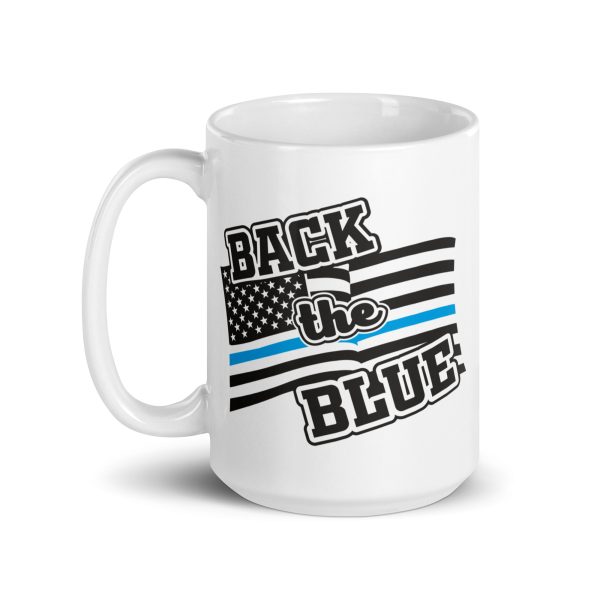 Back the blue funny coffee mug / cup - Image 5