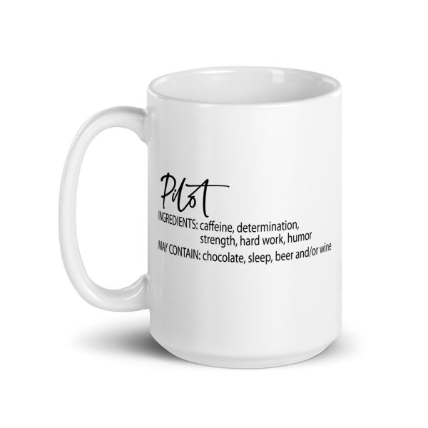 Pilot ingredients funny coffee mug / cup - Image 5