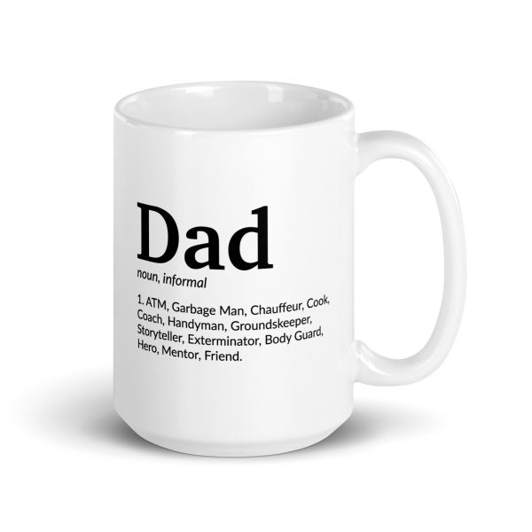 Dad noun Funny Coffee Mug / Cup - Image 4