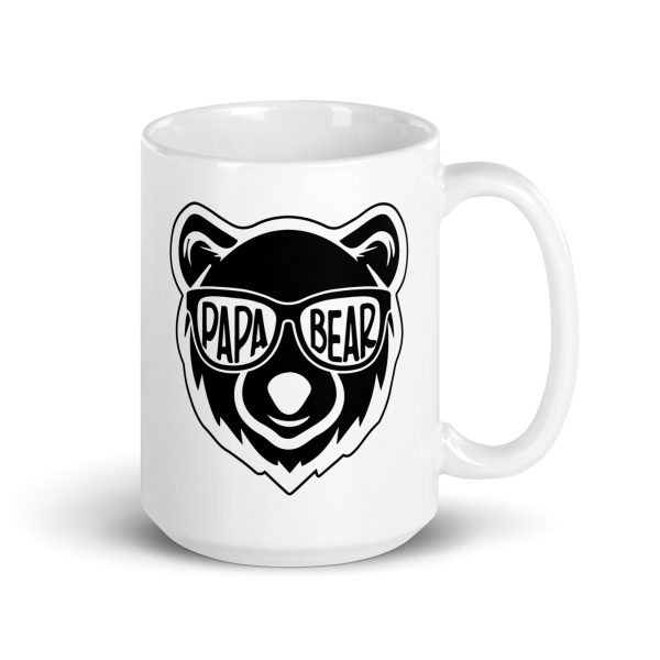 Papa bear Funny Coffee Mug / Cup - Image 4