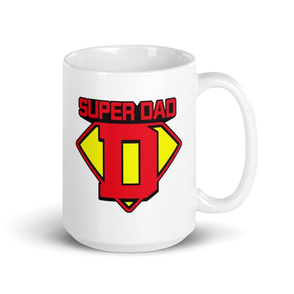 Super dad Funny Coffee Mug / Cup - Image 4