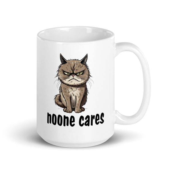 No one cares cat coffee mug / cup - Image 4