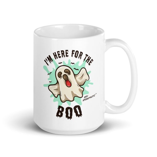 I'm here for the boo funny Halloween coffee mug / cup - Image 4