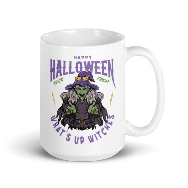 What's up witches funny Halloween coffee mug / cup - Image 4