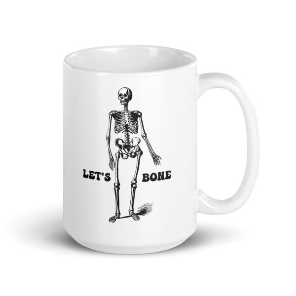 Let's bone funny Halloween coffee mug / cup - Image 4