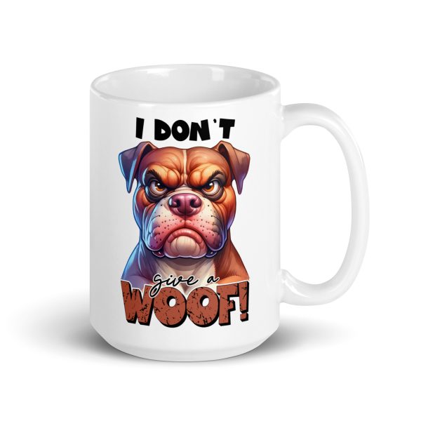 I don't give a woof funny dog coffee mug / cup - Image 4