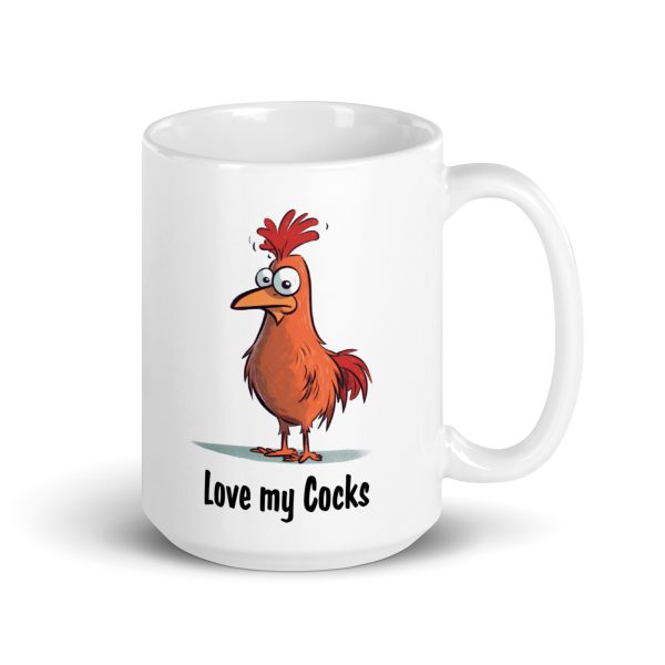 Love my cocks funny coffee mug / cup - Image 5