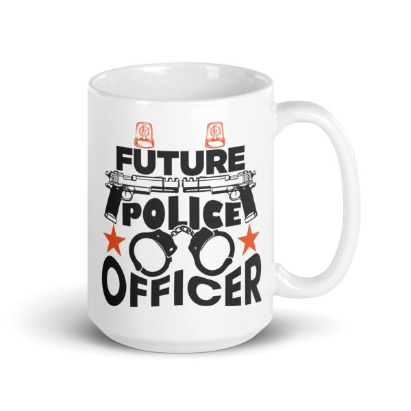 Future police officer funny coffee mug / cup - Image 4