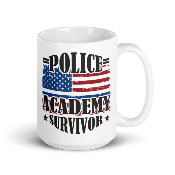 Police academy survivor funny coffee mug / cup - Image 4