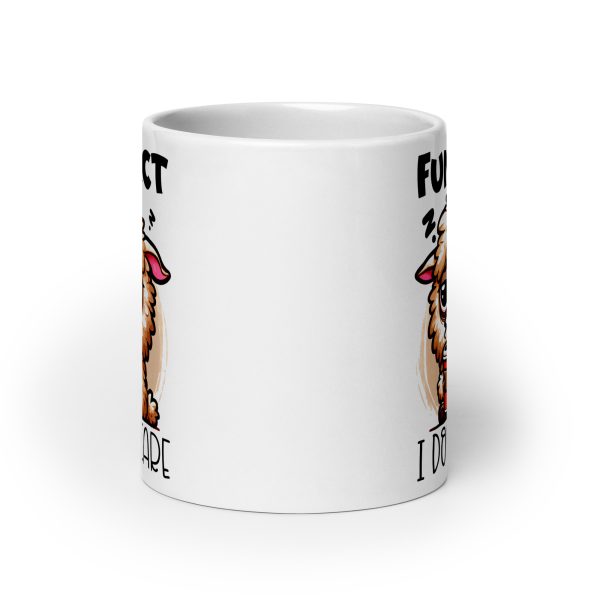 Fun fact I don't care llama Funny Coffee Mug / Cup - Image 9