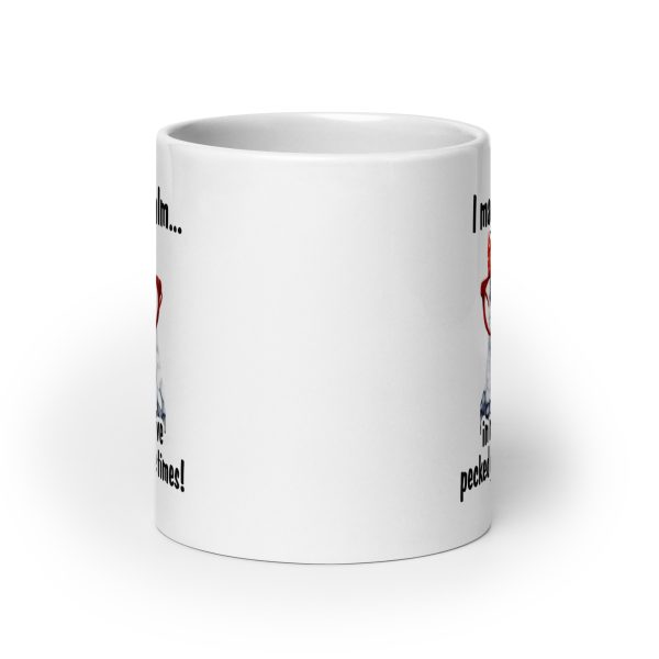 I may look calm in my head I've pecked you three times funny coffee mug / cup - Image 9