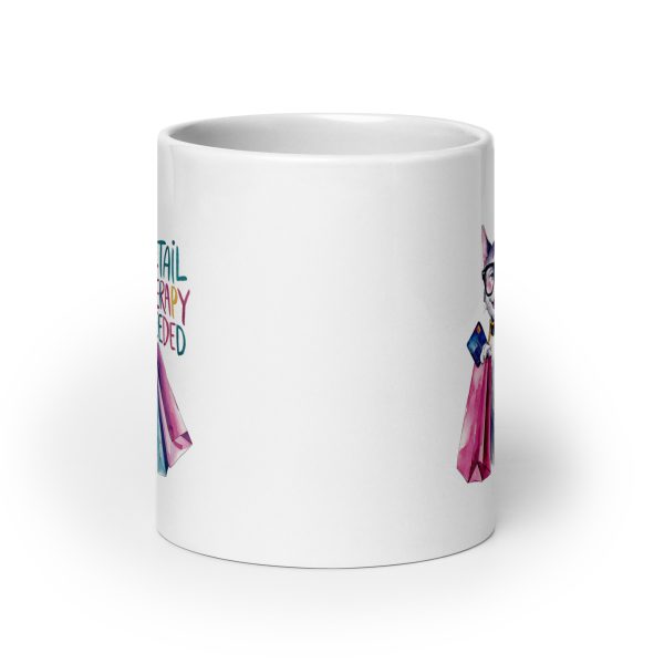 Retail therapy needed cat coffee mug / cup - Image 9