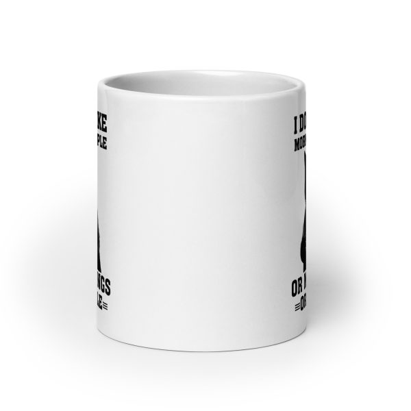 I don't like morning people or mornings or people funny cat coffee mug / cup - Image 9