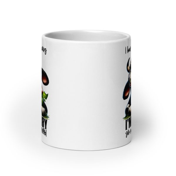 I have selective hearing I'm sorry you were not selected funny cow coffee mug / cup - Image 9