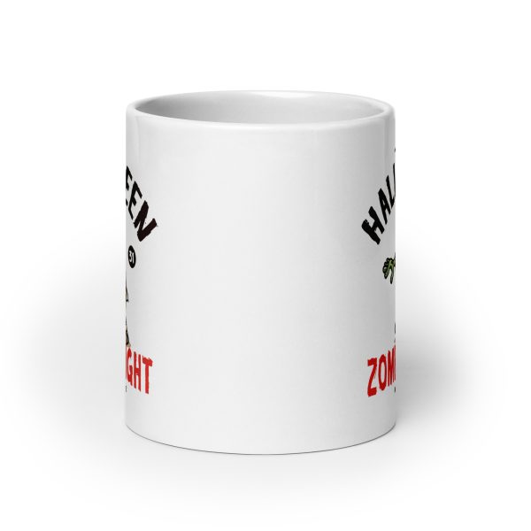 Zombie night funny Halloween coffee mug / cup - Image 9