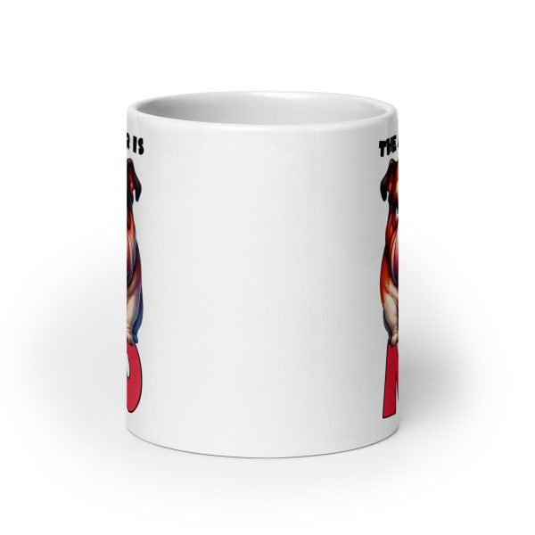 The answer is no funny dog coffee mug / cup - Image 9