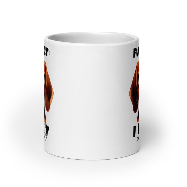 Fun fact I don't care at all funny dog coffee mug / cup - Image 9