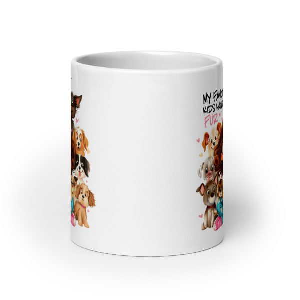 My favorite kids have fur funny coffee mug / cup - Image 9