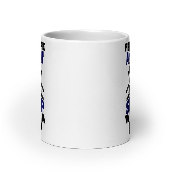 Feel safe at night sleep with a cop funny coffee mug / cup - Image 9