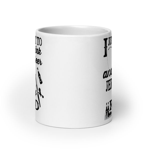 I just want to drink beer and jerk my rod funny coffee mug / cup - Image 9