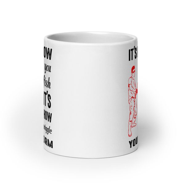 It's not how deep you fish it's how you wiggle your worm funny coffee mug / cup - Image 9