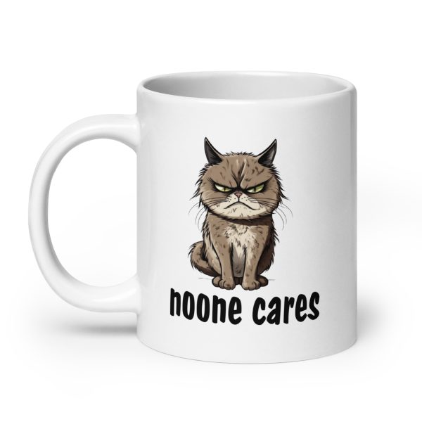 No one cares cat coffee mug / cup - Image 8