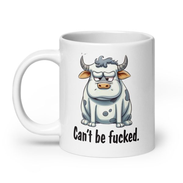 Can't be fucked funny cow coffee mug / cup - Image 8