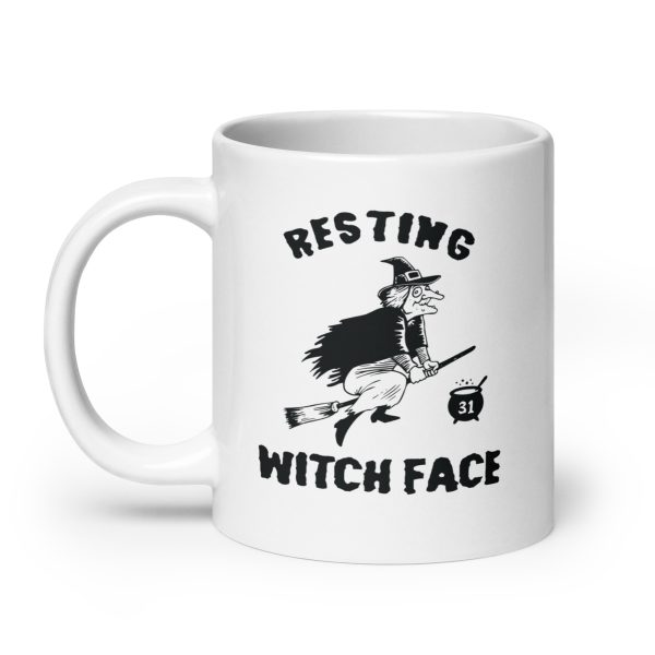 Resting witch face funny Halloween coffee mug / cup - Image 8