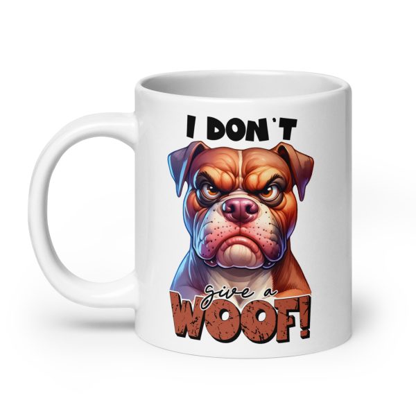 I don't give a woof funny dog coffee mug / cup - Image 8