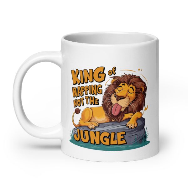 King of napping not the jungle funny lion coffee mug / cup - Image 8