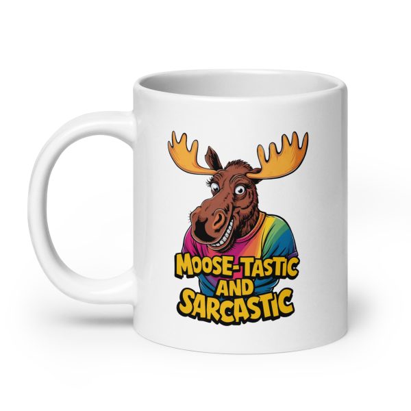 Moose-tastic and sarcastic funny moose coffee mug / cup - Image 8