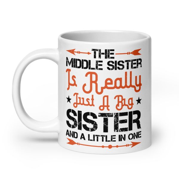 The middle sister is really just a big sister and a little in one funny coffee mug / cup - Image 8