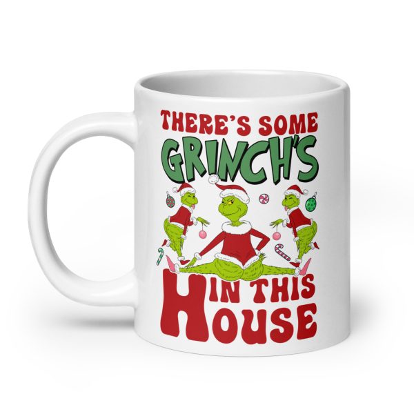 There's some Grinch's in this house funny coffee mug / cup - Image 8