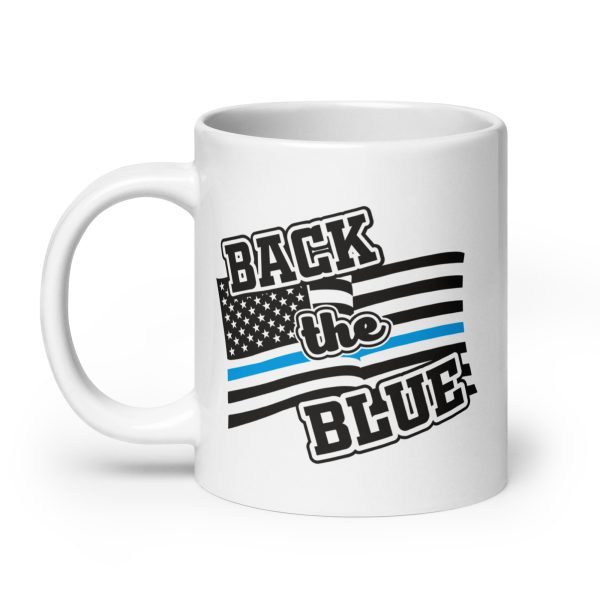 Back the blue funny coffee mug / cup - Image 8