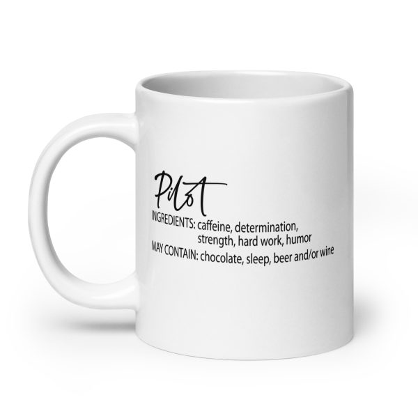 Pilot ingredients funny coffee mug / cup - Image 8