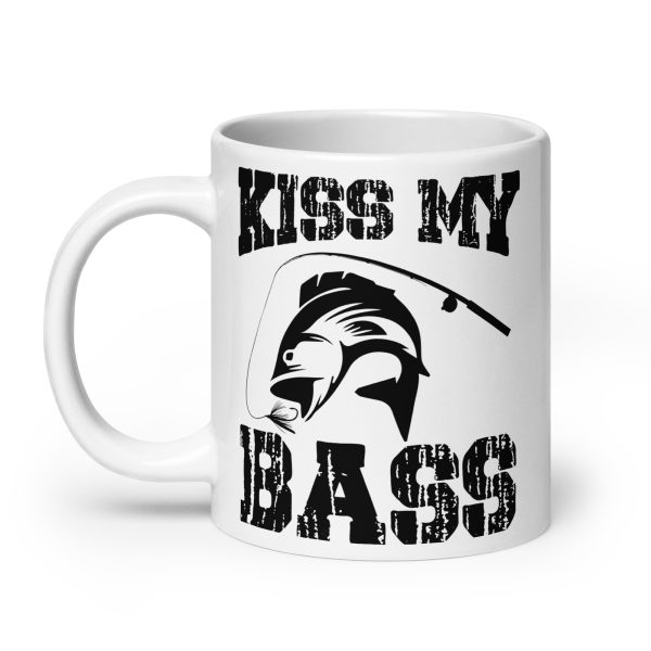 Kiss my bass funny coffee mug / cup - Image 8