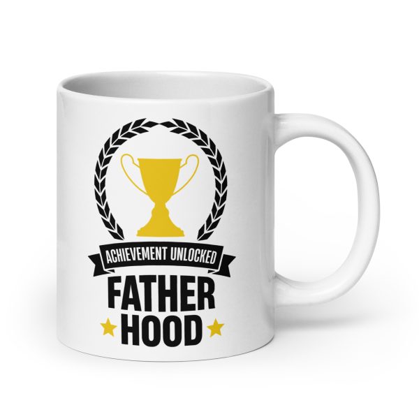 Achievement unlocked father hood Funny Coffee Mug / Cup - Image 7