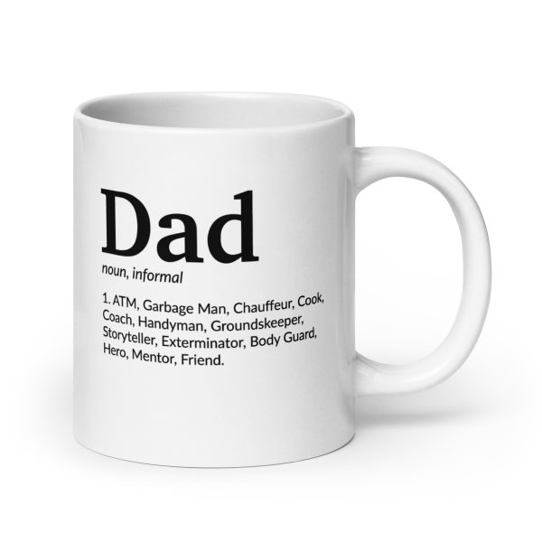 Dad noun Funny Coffee Mug / Cup - Image 7