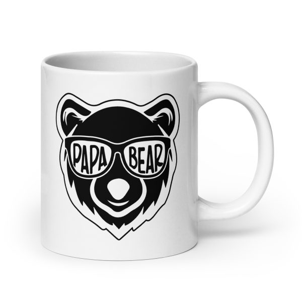 Papa bear Funny Coffee Mug / Cup - Image 7