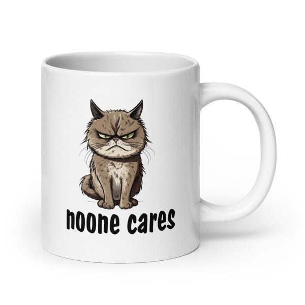 No one cares cat coffee mug / cup - Image 7